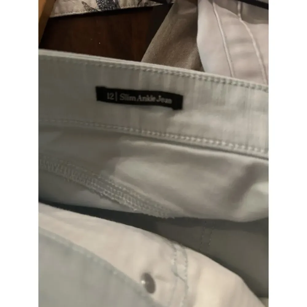 Talbots Flawless size 12 slim ankle curvy fit skillman wash